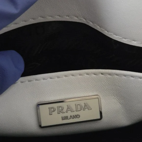 Prada Cleo Flap Leather Handbag - Picture 12 of 16